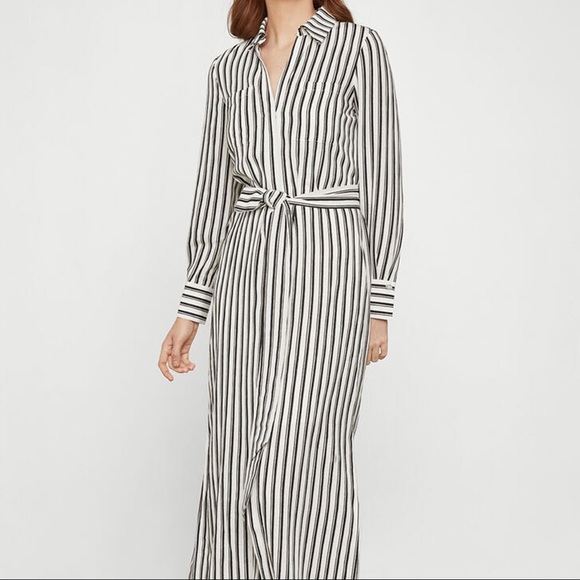 BCBGMaxAzria Striped Shirt Dress - new - Picture 6 of 7